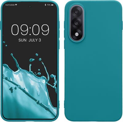 kwmobile telefoonhoesje geschikt voor OnePlus Nord 5 - Hoesje voor smartphone - Back cover in mat petrol