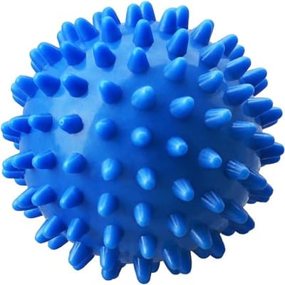 1 pièce Botqtow Balle de Massage à Picots Balle de Lacrosse Dure Pour Libération Myofasciale Kinésithérapie Massage bleu
