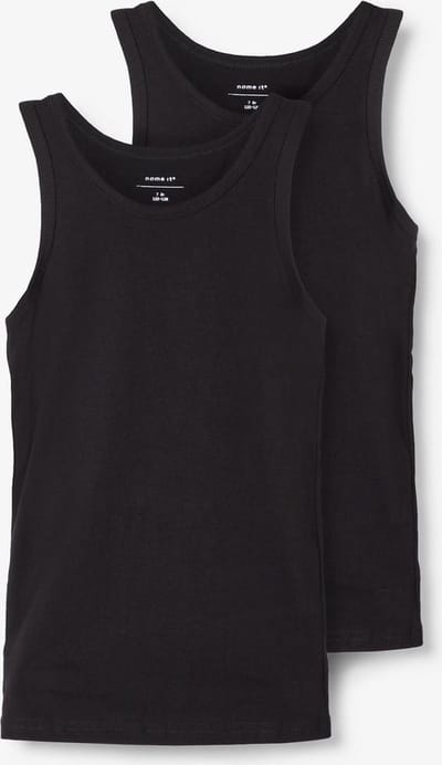 NAME IT KIDS NKMTANK TOP 2P Bla NOOS Jongens Onderhemd - Maat 134-140