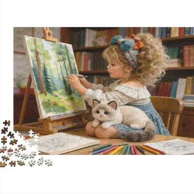 Puzzel 1000 Stukjes - Volwassen Puzzel Kinderspel - Ontspanning Thuis - Levendige Kleuren - 52 x 38 cm - Multicolor