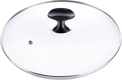 Pannendeksel Universeel - Glazen Deksel - Koken en Braden - Gehard Glas - 30cm - Transparant