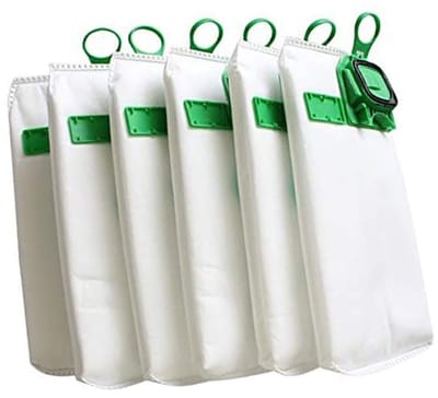 Dailygoods- Stofzakken 6 Stuks - Compatibel met Vorwerk VK140/VK150 - Fijne Stofdeeltjes Verwijderen - Levensduur Stofzuiger Garanderen - Eenvoudig Vervangen - Filterzakken