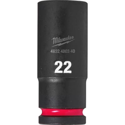 Milwaukee slagdop Shockwave 1/2 lang 22mm
