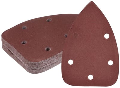 EGoods - 25 stuks schuurpapier driehoekige schuurmachine muis - korrel 240 - houten meubels polijsten