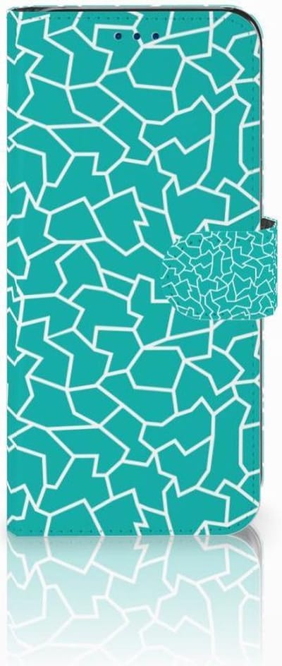 Samsung Galaxy S8 Hoesje Cracks Blue