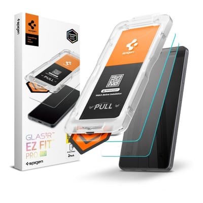 Spigen Screen Protector Geschikt voor Samsung Galaxy S26 - EZ Fit GLAS.tR - 9H Tempered Glass - Case Friendly - Gemakkelijke Installatie - 2-Pack