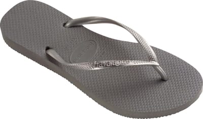 Havaianas Slim Meisjes Slippers - Steel Grey - Maat 29/30
