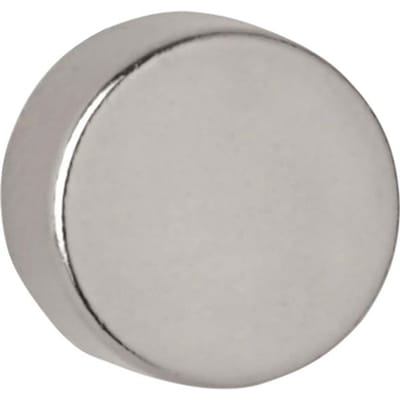 Neodymium magneet, Ø 8x5 mm, 2,4 kg, 10 pcs, blister