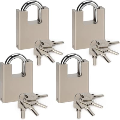 Zware Kwaliteit Ringsloten met Sleutels - 925 mm - Dikke Ringen - Solide Ijzeren Sloten - Bescherm Garages Containers Schuren Luifels - Locker Hekken Opslag