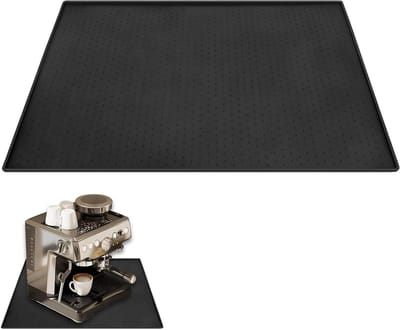 Dailygoods- Siliconenmat - Onderlegger Koffiezetapparaat - Antislip Onderlegger - Onderlegger Schotels - 48 x 30 cm - Eenvoudig Op te Bergen