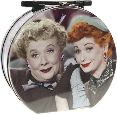 ZoeZo Design - 2 stuks - Metaal - koffertje - Lucille Ball - H16 x Br16 x L8 cm