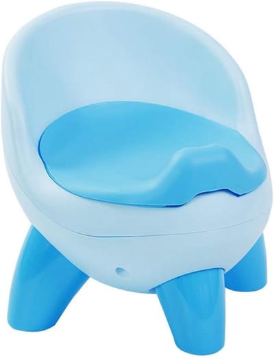 Kinder Potje - Toiletstoel Kinderen - Zindelijkheidstraining - Verhoogde Splash Guard - 1 tot 5 Jaar - Blauw