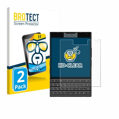 BROTECT - Screenprotector voor Unihertz Titan 2 - Folie Beschermfolie transparant 2 Stuks