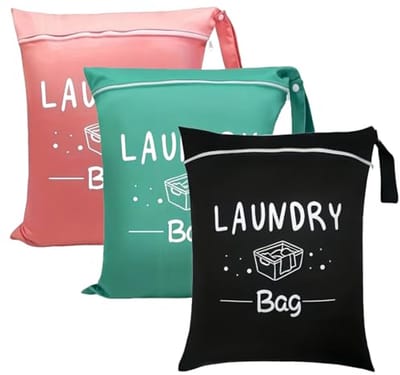 Ultiluxe® Waszakken XL - 3 stuks - Waszak voor wasgoed - Grote wasnetjes met rits - Reis waszakjes - 38 x 48 cm - Wastas groot - Wasnetten met handvaten - Waszakje lingerie - Wasnet wasmachine - Kwetsbare kleding - Laundry bag - Zwart, groen, roze
