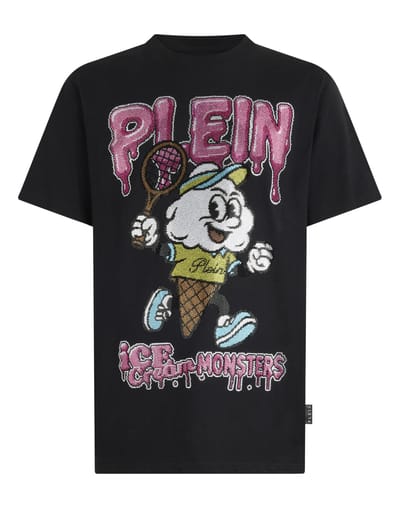 Round Neck T-Shirt Tennis Ice Cream