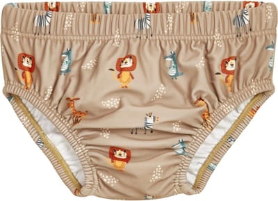 Playshoes - Zwemluier - Wilde Dieren - Taupe - 62/68