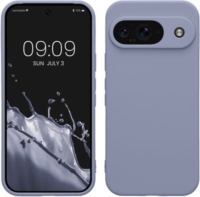 kwmobile telefoonhoesje geschikt voor Google Pixel 9 - Hoesje voor smartphone - Precisie camera uitsnede - In lavendelgrijs mat