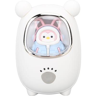 Chauffe-mains électrique, batterie externe, chauffage rapide, portable, rechargeable, pour animal de compagnie, avec veilleuse white