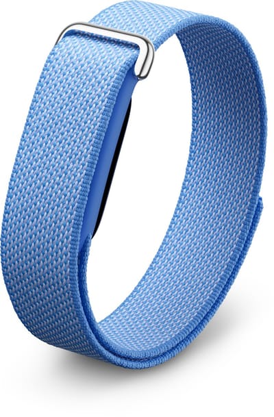 Google Fitbit Air Lavender - Activity Tracker - Met Blauw/Paars Actiesportbandje met klittenband