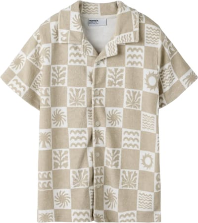 Name It - T-shirt - Blouse - NKMHERWIN - Humus - Kids - Maat 134/140