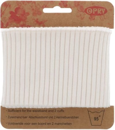 Opry boord en manchetten elastisch 70mm - 1,1m