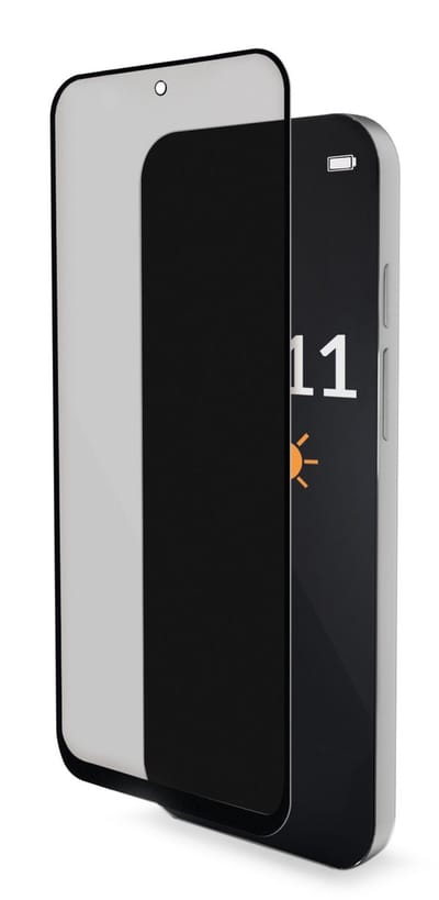 Mobilize Screenprotector geschikt voor Samsung Galaxy S25 Edge Glazen | Mobilize Screenprotector Privacy - Case Friendly - Zwart