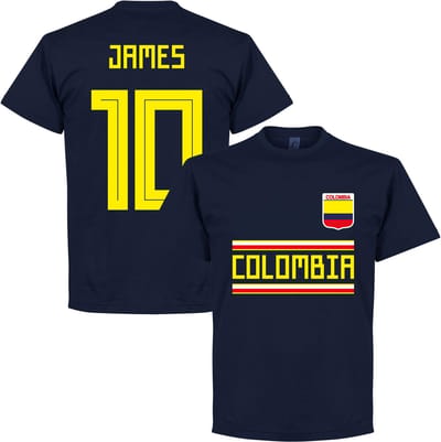 Colombia James 10 Team T-Shirt - L
