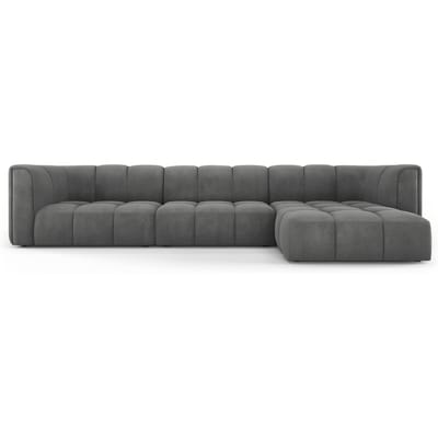 Hoekbank Francesca chenille rechts 5-zits | Milo Casa