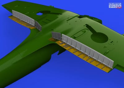 Eduard Modelbouwpakket - 648759 Spitfire Mk. VIII Landing Flaps Resin onderdeel - 1:48 - Modelbouw