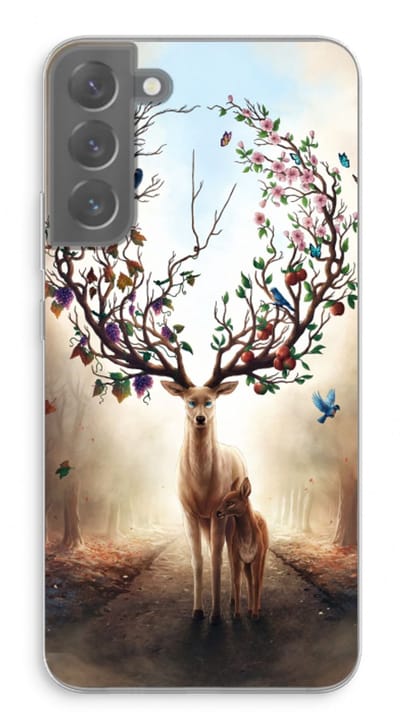 Case Company® - Hoesje geschikt voor Samsung Galaxy S22 Plus hoesje - Seasons Change - Soft Cover Telefoonhoesje - Bescherming aan alle Kanten en Schermrand