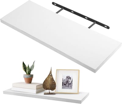 40 cm Wandplank van Hout, Zwevende Plank voor Keuken, Kantoor en Woonkamer, Decoratieve Wandplanken voor Elke Ruimte
