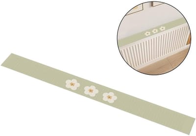 Radiatorombouw - Stofkap - Radiatorbekleding - stofhoes - stofkappen - radiator ombouw - Stofkap radiateur - radiator bekleding magnetisch - 1 stuk - 100CM*10CM - groen