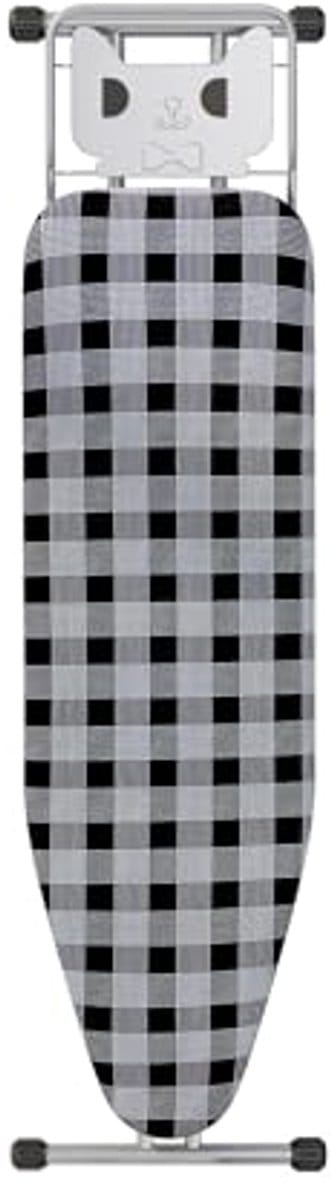 Strijkplank Volledige Maat 13" X 43" met Extra Dikke Gevoerde Deksel, Verstelbare Hoogte, Hitte- en Schroeivast, Antislip Voeten, Extra Breed, Eenvoudig Opvouwbaar