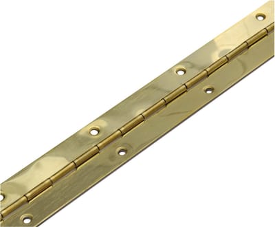 Pianoscharnier 0,7x32x1260 mm staal vermessingd - DX
