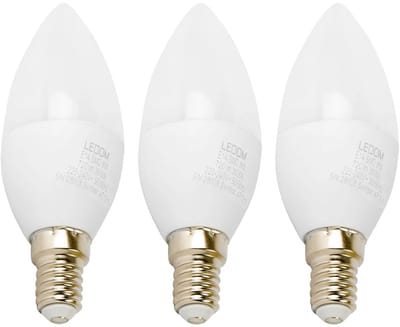 LED line LITE LED Kaarslamp C37 E14 - 8W (vervangt 60W) - 720lm - Ø37mm - 230V - Energiezuinig - 3 stuks
