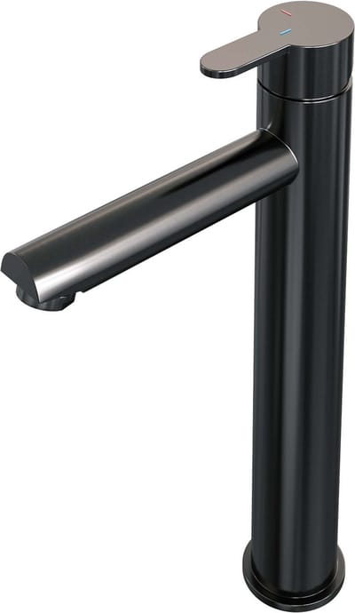 Brauer Gunmetal Edition verhoogde opbouw wastafelmengkraan model D gunmetal geborsteld PVD