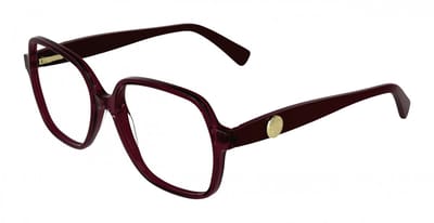 Longchamp LO2757 Transparent burgundy 53/16/140 WOMAN Brilmonturen