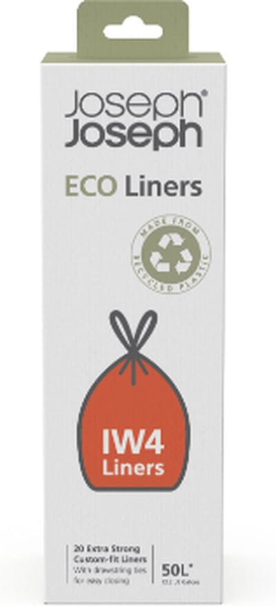 Joseph Joseph Eco Liners Afvalzakken Grijs - IW4 - 50 L - 20 Stuks