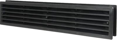 Deurrooster 450x92 mm zwart - VR459M