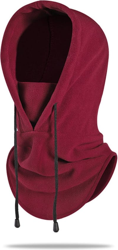 Livano Wintermuts - Heren - Dames - Volwassenen - Muts - Ski Mask - Bivakmuts - Balaclava - Ski Masker - Face Mask - Full Face Mask - Winter Masker - Anit Wind - Bordeaux