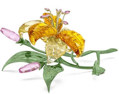 Swarovski beeldjes Florere Lelie L 5671725 | decoratief voorwerp, vrijstaand tafereel, meerkleurig, elegante stijl