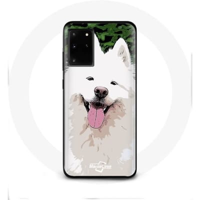 Case voor Samsung Galaxy S11 Plus Wit Samojeed hondenras