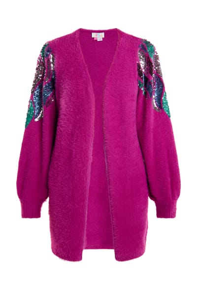 IZIA Vest Dames Bessenroze