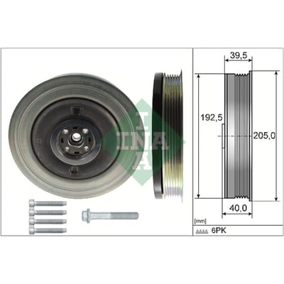 Schaeffler Ina Riemschijvenset, krukas INA 544 0503 20