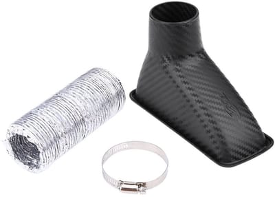 Dailygoods - Luchttrechterset - Turbo Inlaatpijp - Hoogwaardige kwaliteit - Universeel - Auto accessoires - Verbeter motorvermogen - Geschikt voor div...