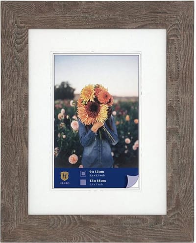 Fotolijst - Henzo - Dahlia - Fotomaat 13x18 cm - Bruin