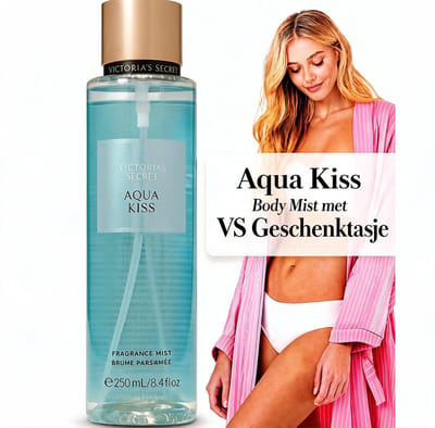 Victoria´s Secret - Aqua Kiss Fragrance Body Mist 250 ml | | Incl. VS Geschenktasje
