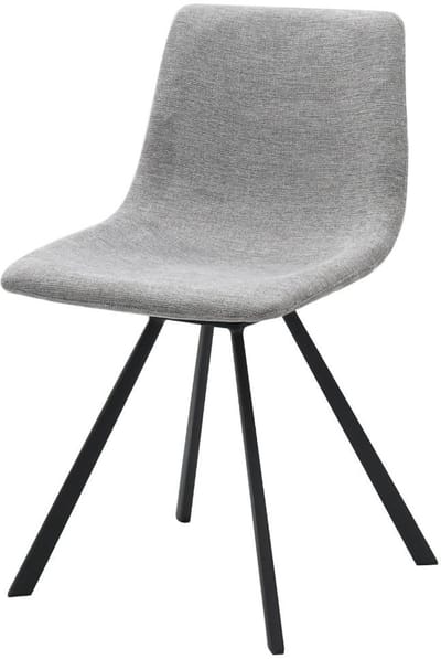 Nordic Home - Ronan eetkamerstoel stof - lichtgrijs