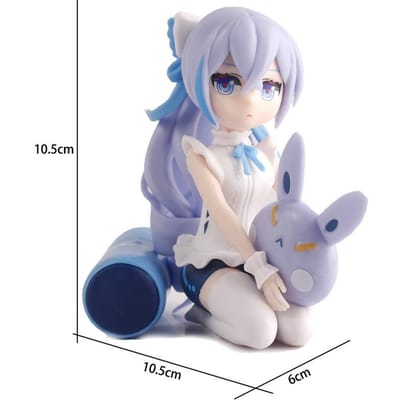 Figurine Anime Honkai Impact 3 Figurine d'Action Elysia Bronya Zaychik Kawaii Produit Dérivé de Jeu Collection Figurine d'Action Décoration Cadeau gray