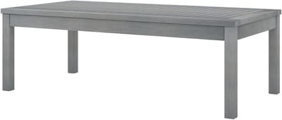 Tuin Salontafel - Houten Buitentafel - Buiten Ontspannen - Massief Acaciahout - 100x50x33 cm - Grijs